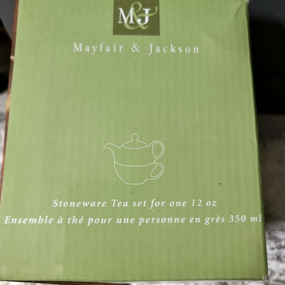 Vintage Mayfair & Jackson Stoneware Tea Set for One 12 oz - Picture 5 of 8